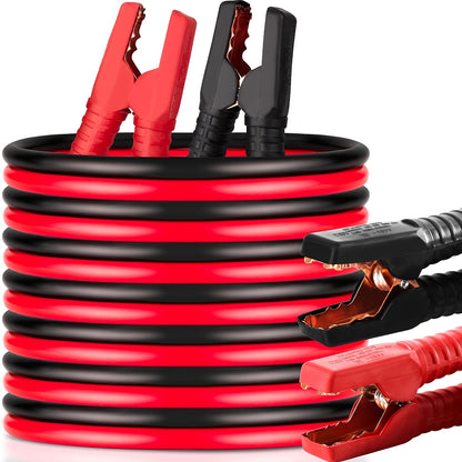 4M 2000AMP Heavy Duty Jump Leads Car Van Battery Starter Booster Cables Jumper, Without Battery