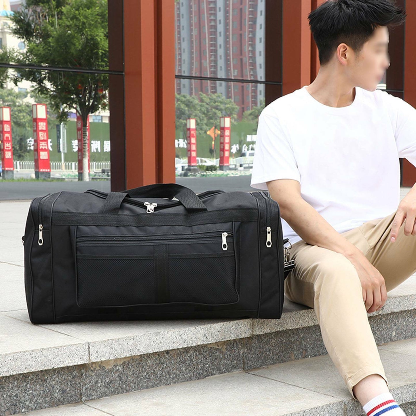 Huge Extra Large Holdall Duffle Travel Bag Luggage Weekend GYM Sports Duffle UK