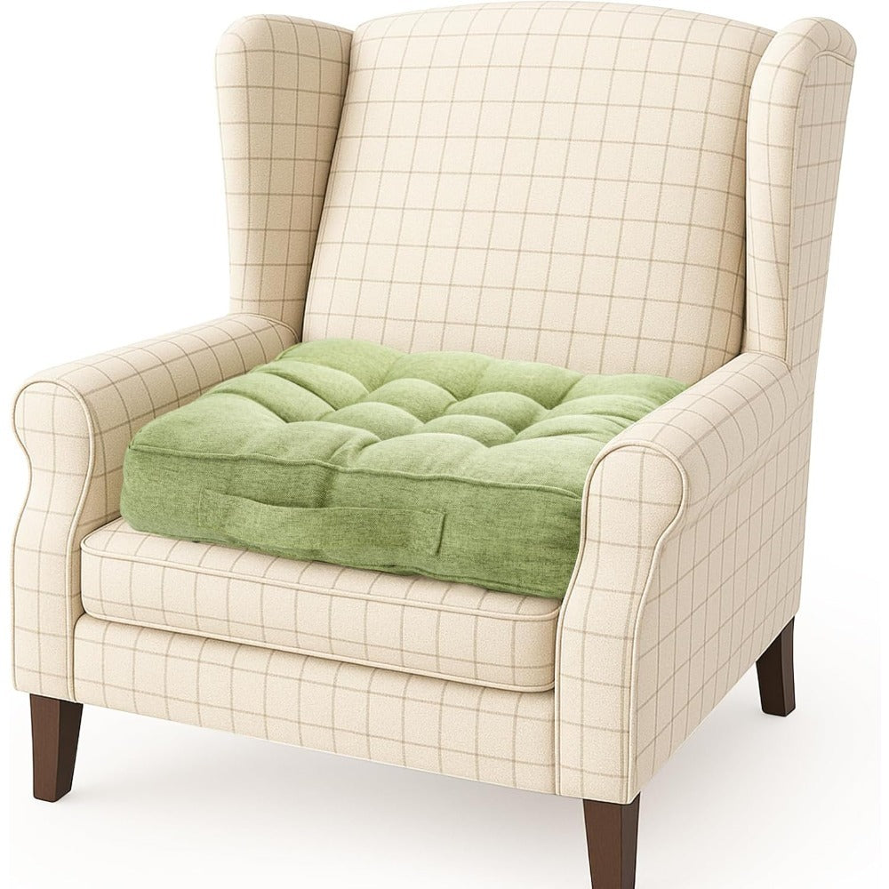 Chair Cushions Tufted Garden Kitchen Chair Cushion with Handle Strap Comfortable Chair Pads for Dining Room Kitchen