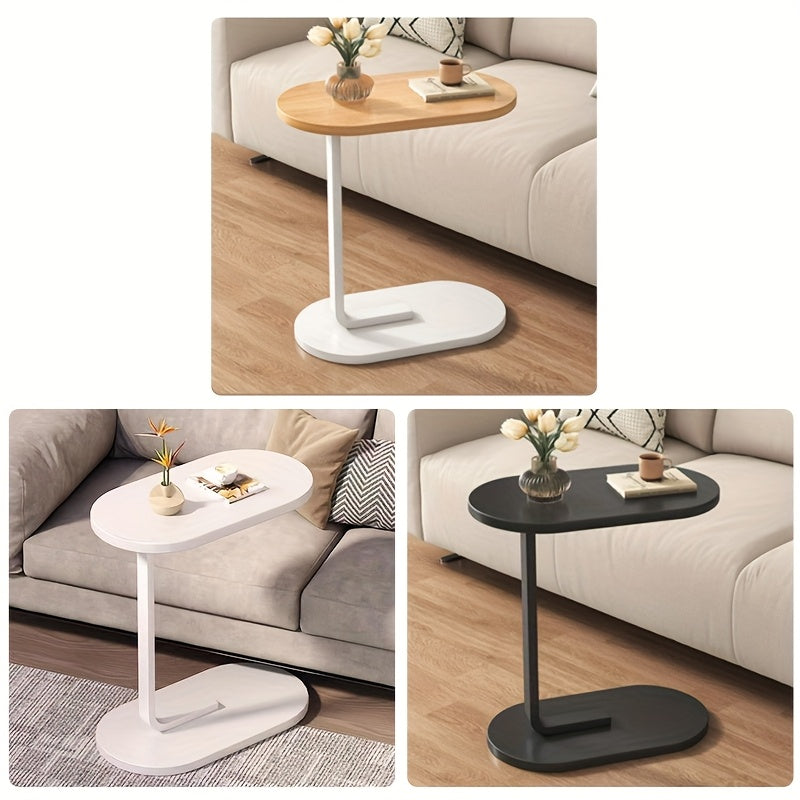 C-Shaped Coffee Table Bed Sofa Side End Table Laptop Notebook Desk Living Room