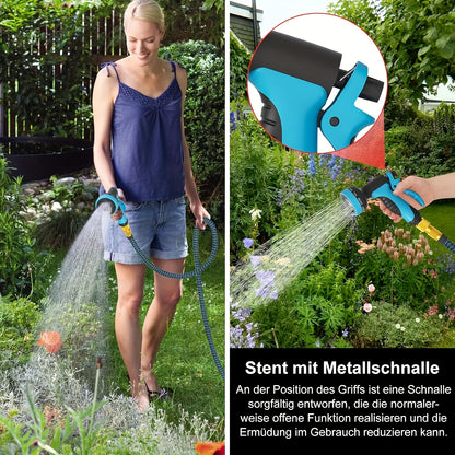 Expandable Garden Hose - Water Hose with 10 Function Spray Nozzles, Lightweight And Kink-Free Expandable Water Hose, for Washing And Watering (7.5/15/22.5/30/45M)