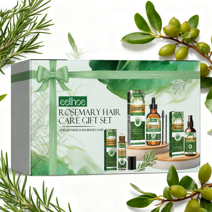 Rosemary Hair Care Gift Set, Moisturizes Hair, Leaving It Soft, Fluffy, Strong, And Nourishing Hair Roots. Can Be Used on The Scalp, Hair, And Eyelashes. Multi-Purpose Gentle Hair Care, Essential for Valentine'S Day, Carnival, And Birthday Gifts