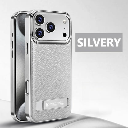 Solid Colour Magnetic Men’s iPhone Case – Anti-Drop Luxury Protective Cover for iPhone 16 Pro & 17 Pro Max