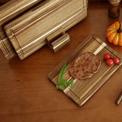 3pcs Cutting Board Set, Essential Kitchen Chopping Board, Camping Gear, Kitchen Decor, Christmas Gift, Professional Cutting Board for Meat, Vegetables, Cheese, Fruit, Kitchen Gadgets & Accessories