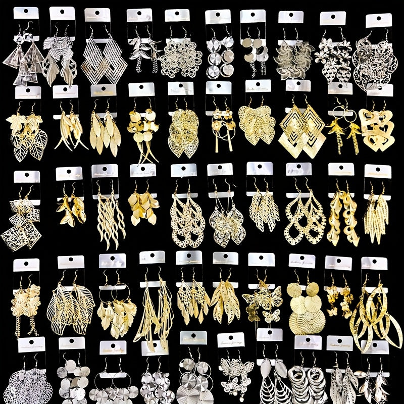 Statement Drop Earring Set - Six or Twelve Pairs