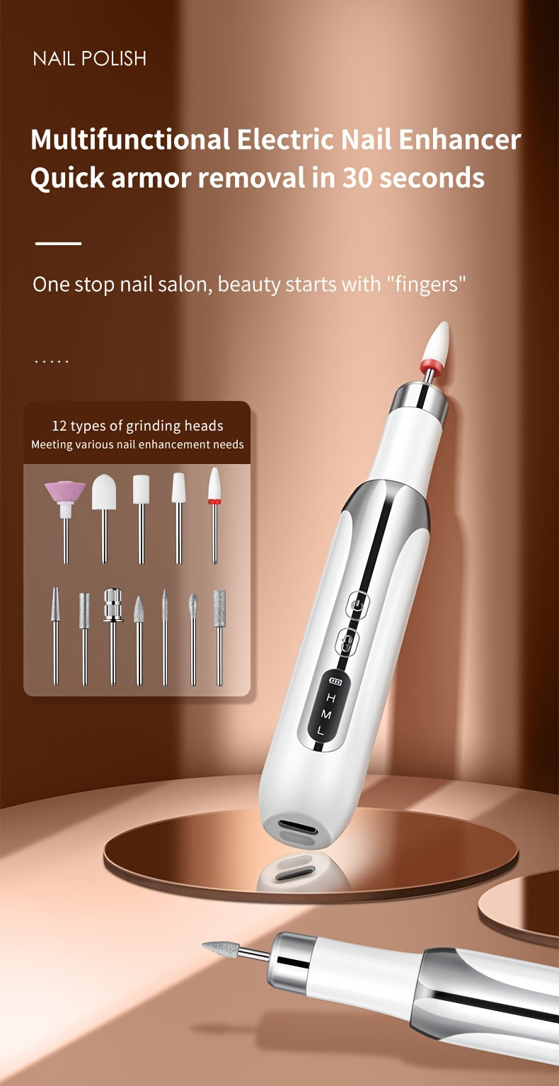 Electric Nail Drill and Manicure Tool Set