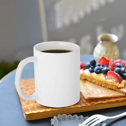 White Blank Sublimation Mugs 11oz Small Handle Heat Press AAA Grade Coffee Mug