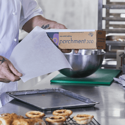Prowrap Non-Stick Baking Parchment Paper with Cutterbox 300mm x 50m - 2 Pack (2 x 50m)