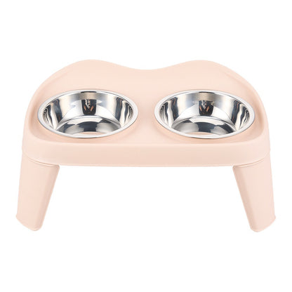 Raised Dog Feeding Station with 2 Stainless Steel Bowls – Adjustable Height Elevated Dog Bowl Stand, Non-Slip Base, Ideal for Large Dogs & Joint Support