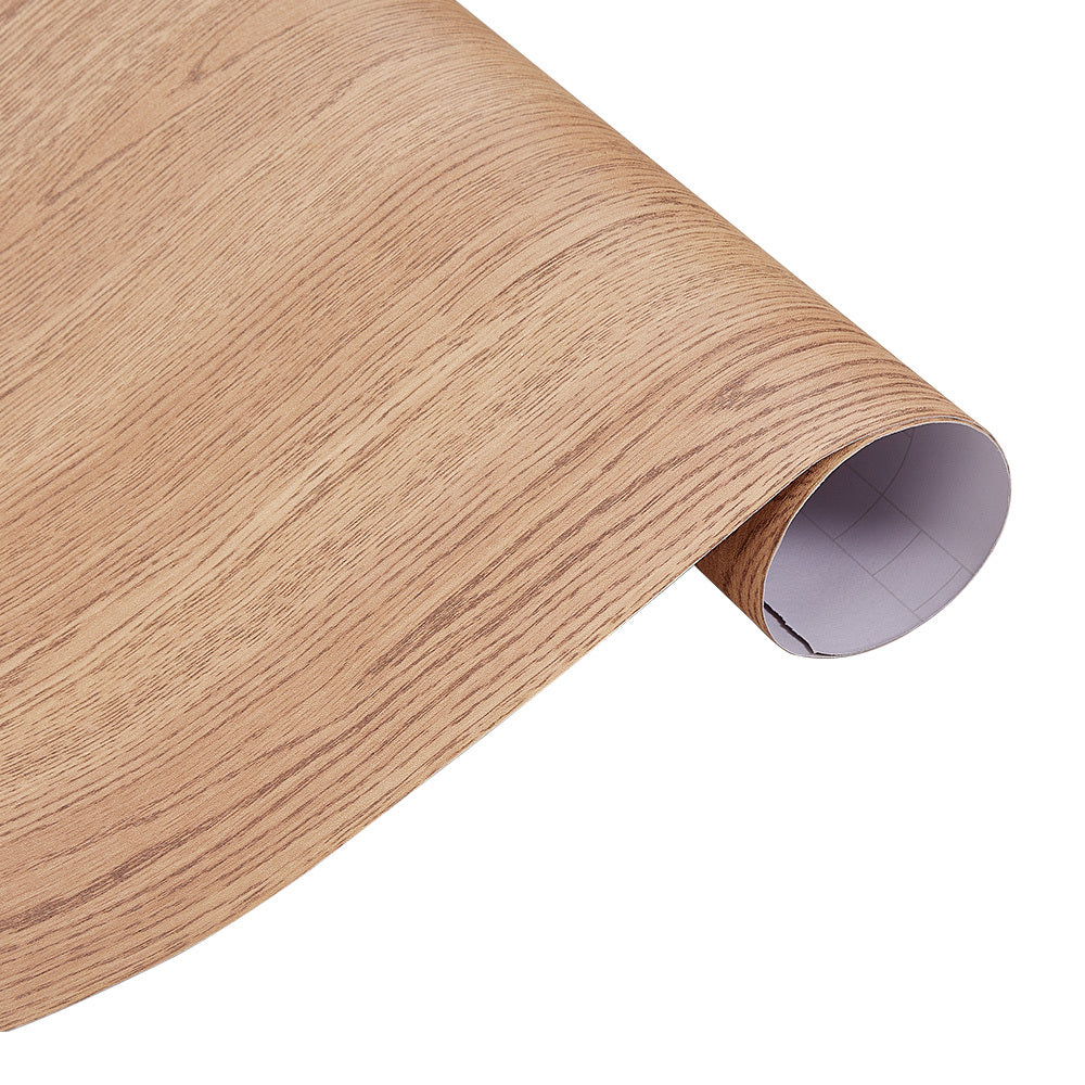 Quality Back Sticky Wall Stickers 61cm x 10M, Self-Adhesive Waterproof Vinyl Flooring Roll, Easy DIY Light Wood Plank Design, Wear-Resistant, Peel and Stick Floor & Wall Paper for Quick Home Renovation, Ideal for Living Room, Kitchen, Bathroom
