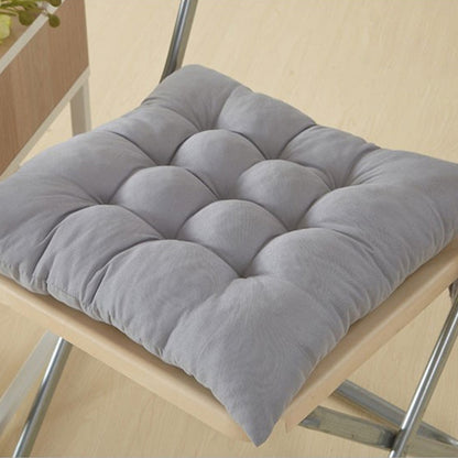 4pcs Solid Coloured Chair Cushions - Machine Washable and Durable, with A Knitted Design for Comfort and Support, Suitable for Garden, Dining and Office Chairs 40*40*5 Cm, Multi-colour Choice