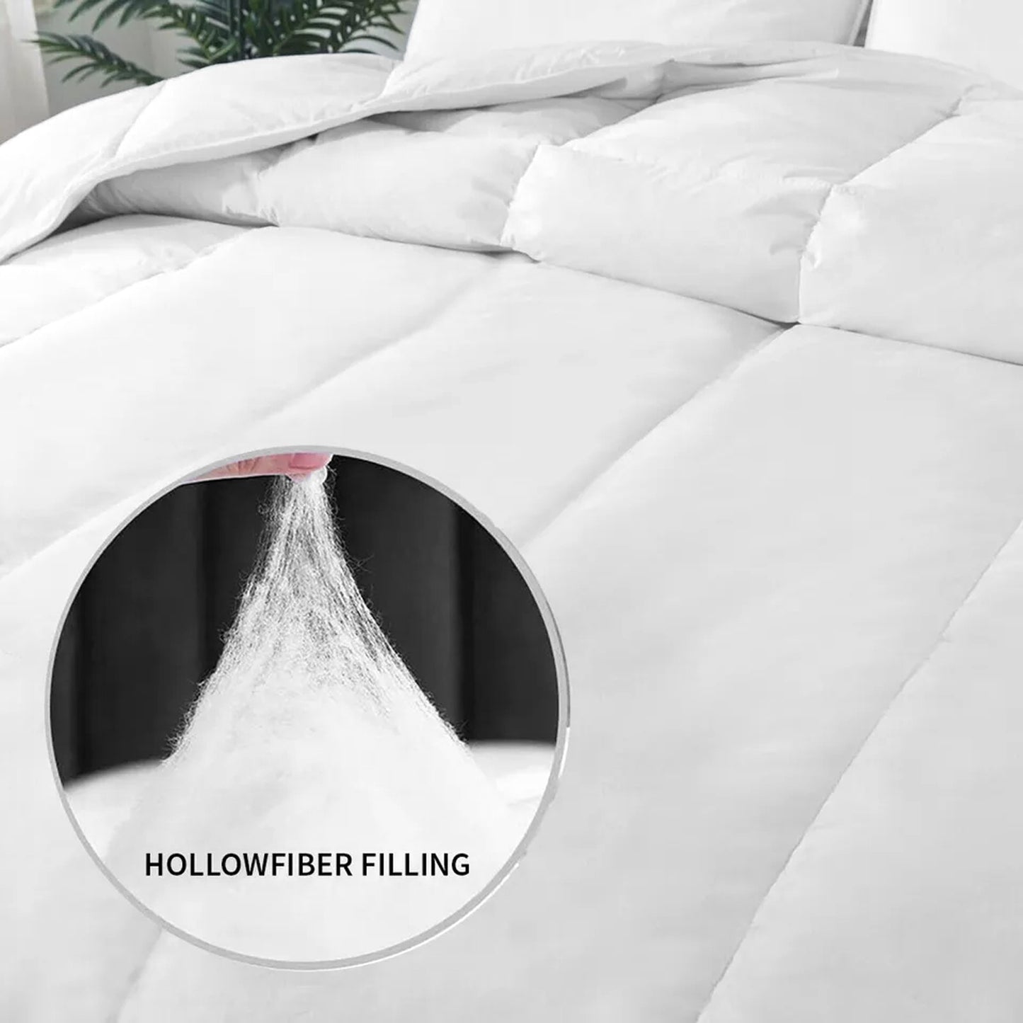 All Seasons Duvet, Breathable & Soft Summer Quilt, Lightweight Comforter Bedding, 2.5 4.5 7.5 10.5 13.5 15 Tog, All Sizes Available