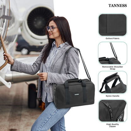 Tanness Ryanair 40x20x25 Cabin Bags with Adjustable Shoulder Strap | 40x20x25 Cabin Bag Holdall Bag, Travel Bag, Under Seat Cabin Bag | Hand Luggage Bag Carry On Bag | Cabin Suitcase Bags