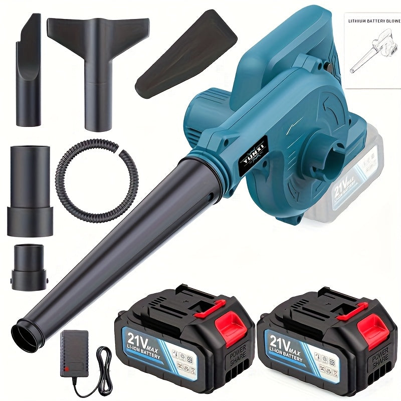 2026 Portable Wireless Leaf Hair Dryer, Equipped with Battery and Charger, Battery Powered, Compact Handheld Blower, Efficient and Simple, Is a Powerful Assistant for Maintaining Lawns and Clearing Yard Leaves