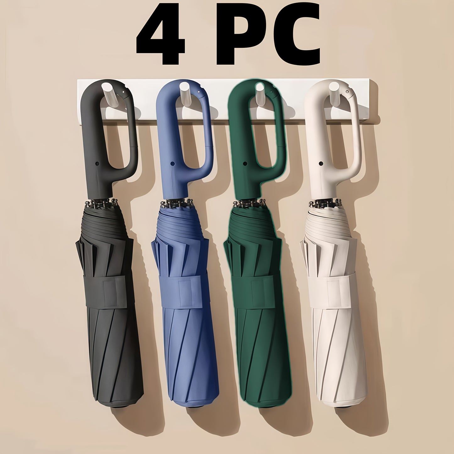 Fully Automatic Buckle Folding Umbrella, 2 Discounted Sets, And Shading, Suitable for Men And Women, Travel Umbrella, with a Diameter of 106Cm/41.2-Inch When Opened, Sturdy And Durable, Personalized High-Quality Umbrella