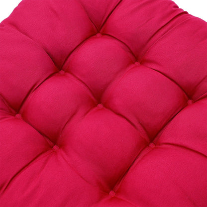Seat Cushion Pads 4 Pack 40x40cm – Solid Colour Comfort Chair Pads for Office, Dining & Home, Prolonged Sitting Support in Purple & Dark Blue