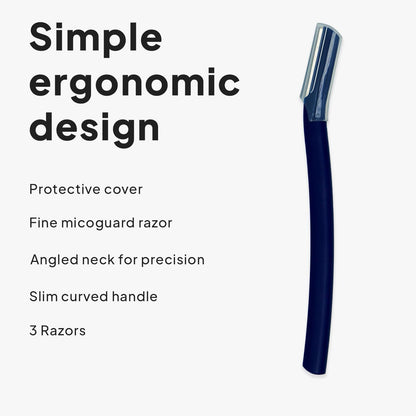 60pcs Eyebrow Razor Facial Hair Derma-planing Disposable Blade Shaver SupaSlick. For Eyebrows, Eyelashes, and Eyebrows, Eyebrow Trimmer, Eyebrow Grooming, Sleek Design, Durable Construction, Precision Blades, Men's Grooming, Compact Design, Highquality Bl