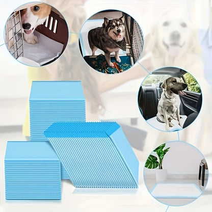 100-Pack Large Absorbent Dog Training Pads – Heavy-Duty Puppy Toilet Mats, Available in 45x60cm, 60x60cm & 60x90cm, Leak-Proof Floor Protection for Puppies & Adult Dogs
