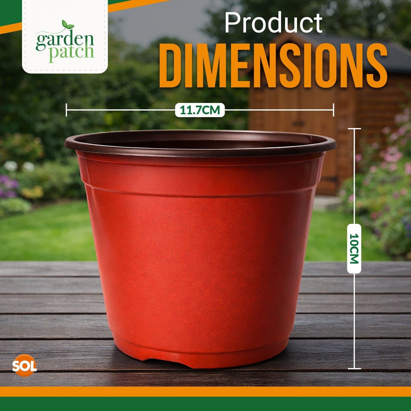 80 Pack Plastic Plant Pots 10cm | Nursery Pots Bulk Seedling Pots Plant Starter Pots Small Garden Pots for Indoor Outdoor Gardening