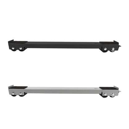 Heavy Duty Adjustable Moving Roller Wheel Set 2pcs – 70.5cm Metal Base Stand with Brake for Washing Machine, Fridge, Furniture & Appliances, 330kg Capacity