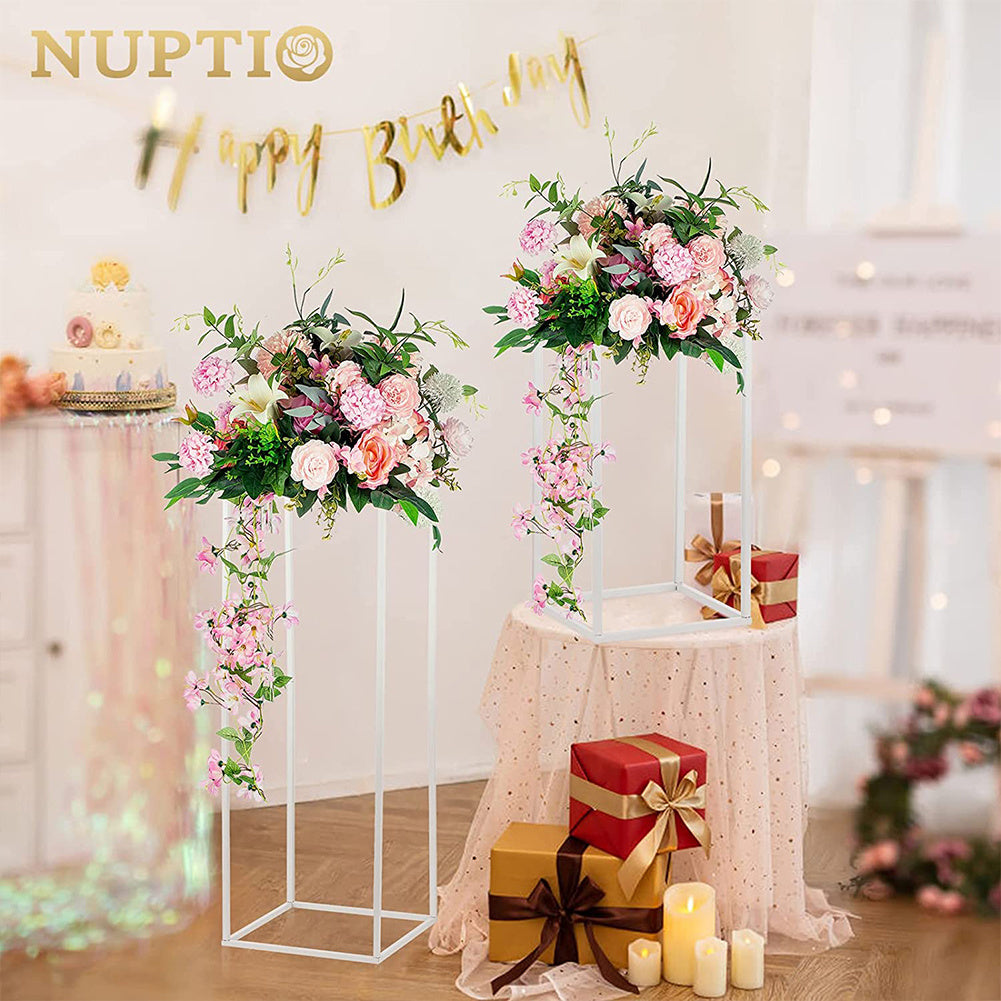 geometric flower stand - product view 1