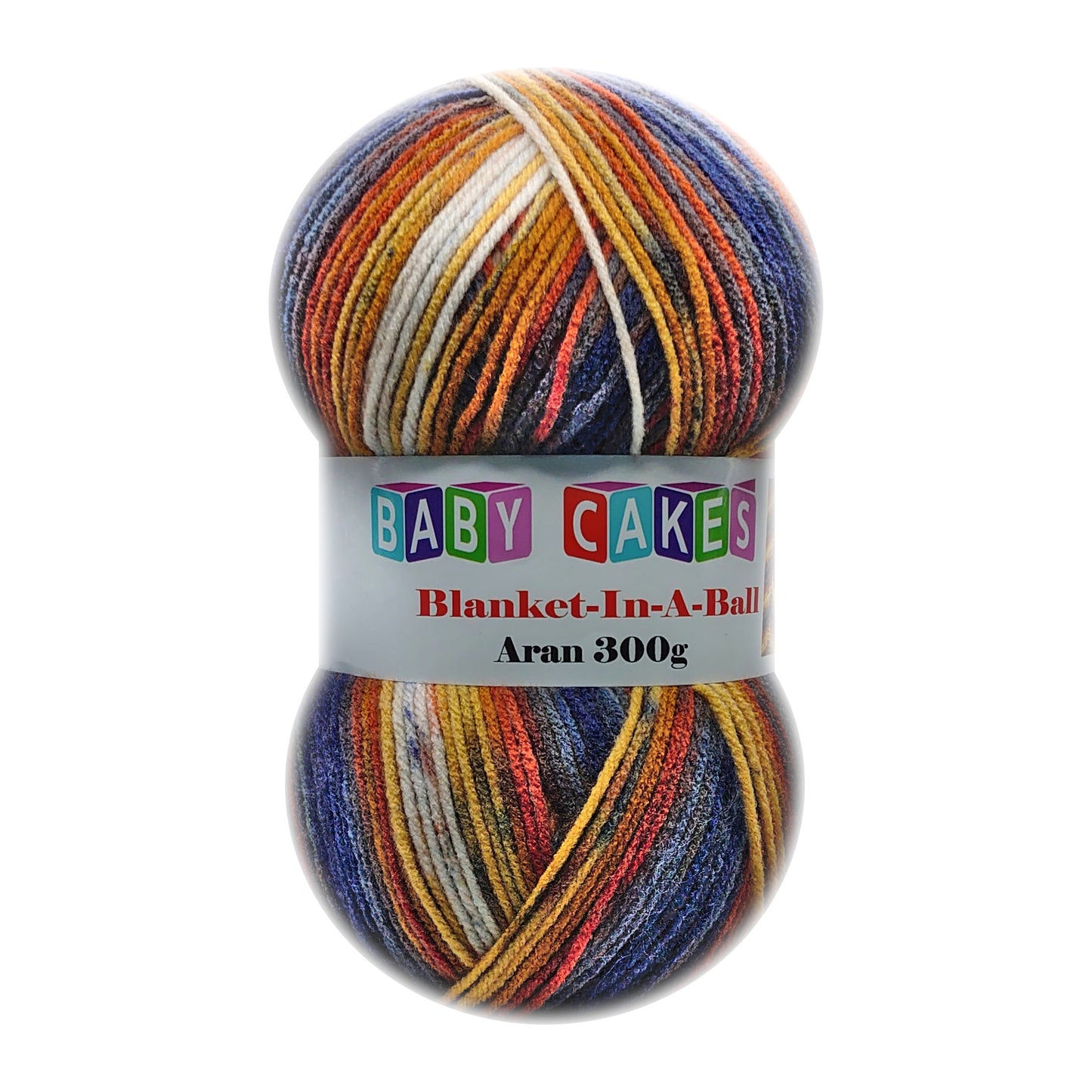 Blanket In A Ball - 300g Ball of 100% Acrylic Aran Yarn - 8 Shades Available - Machine Washable - Perfect for Knitting or Crochet
