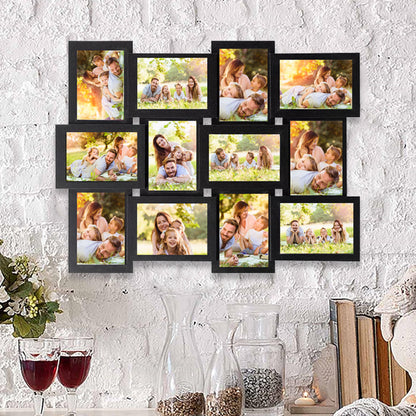 UK Multi Picture Frame Collage Aperture Photo Frames Holds 30.48 - 15.24cmx10.16cm Photos