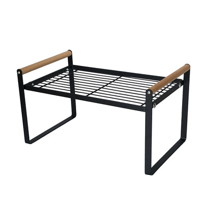 Kitchen Counter Shelf Metal Wire Stackable Cupboard Spice Rack Space Saving Countertop Orgainzer and Storage Rack Shelves for Kitchen Pantry Bathroom