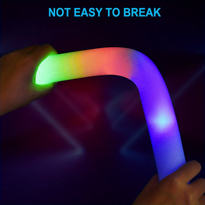 50pcs LED Foam Glow Sticks Wholesale - Party Set, Three-Color Flashing, Suitable for Weddings, Sports Events, Concerts, Camping, and Nighttime Glow Celebrations, the Best Supply Set for Party Activities