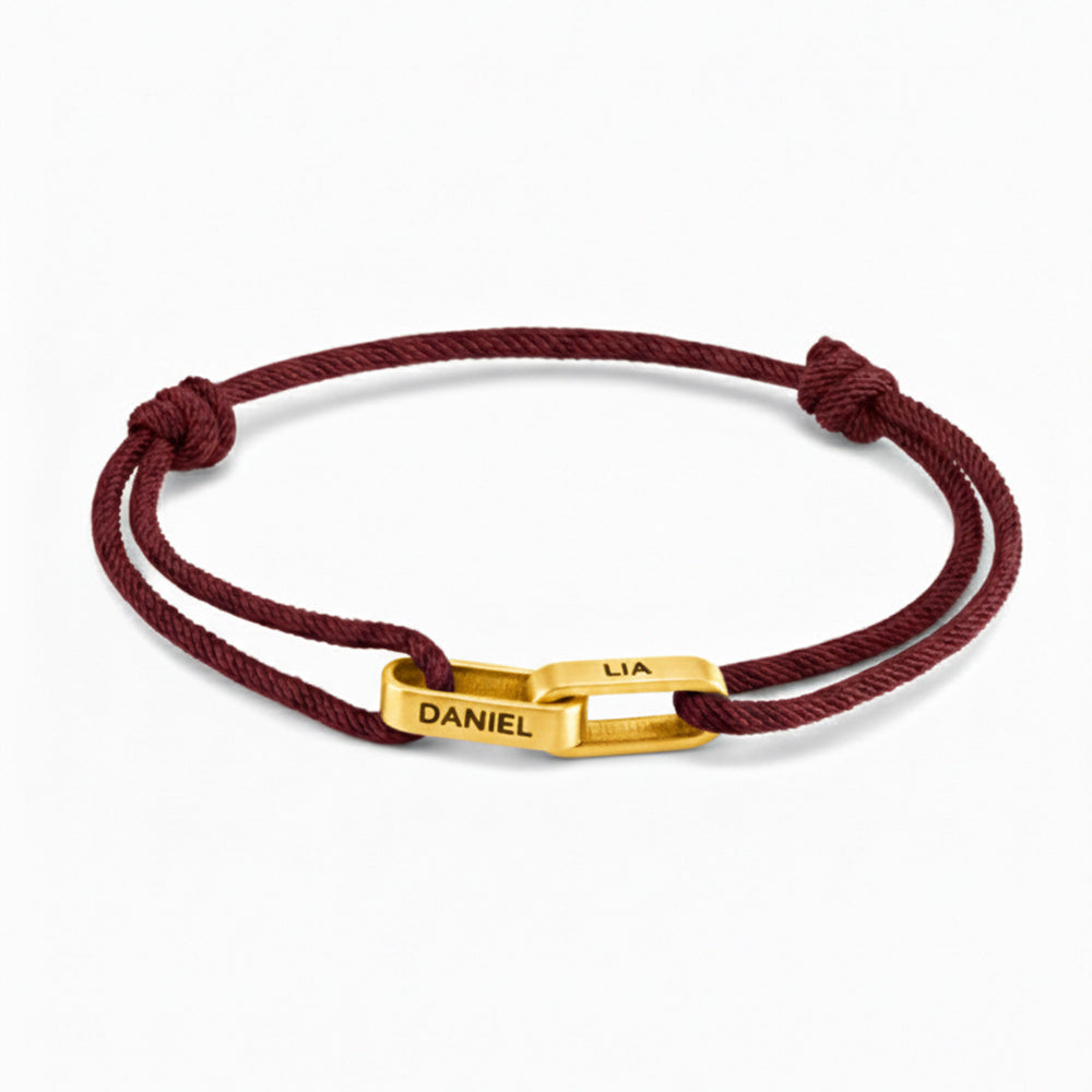personalised cord bracelet - feature detail 11