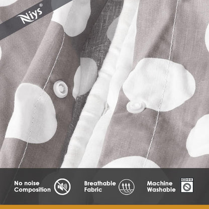 NIYS Bedding Duvet Cover Set in Single, Double and King Size with pillow cases