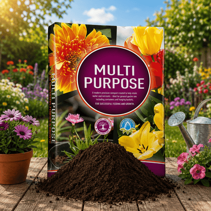 Growmoor Multi-Purpose Compost 5L – Versatile Potting & Planting Compost for Indoor Plants, Outdoor Pots, Hanging Baskets, Containers & General Garden Use