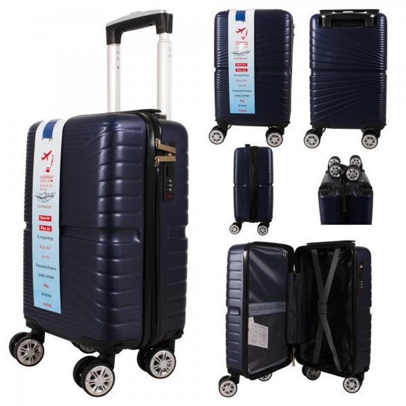 1611 RYANAIR UNDERSEAT CABIN TROLLEY CASE 40 X 25 X 20 CM DETACHABLE WHEELS