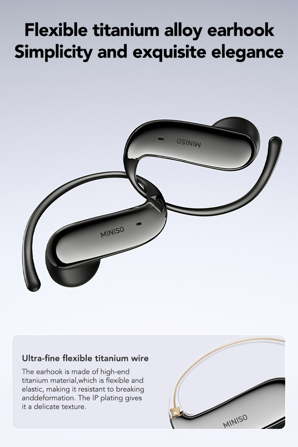 2026 Flagship Wireless AI Earbuds with 134-Language Real-Time AI Translation, Active Noise Cancellation Technology, Hi-Fi High-Fidelity Sound Quality, New Micro-In-Ear Suspension Design, 4.6G Ultra-Lightweight, Flexible Titanium Alloy Ear Hooks