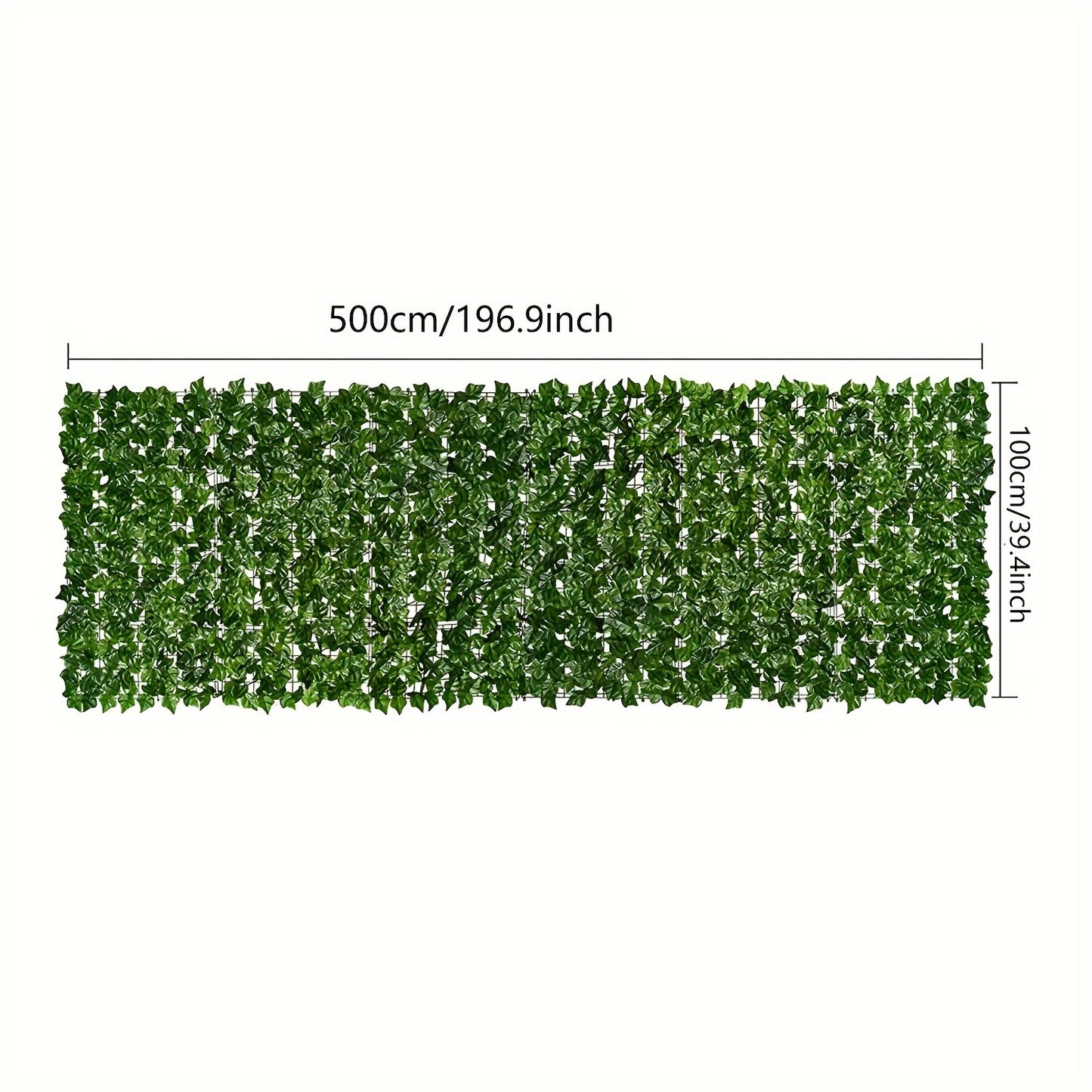 Artificial Ivy Leaf Privacy Fence Panel Garden Screening Hedge Wall Cover Balcony Patio Backyard Decoration 1M x 3M or 1M x 5M