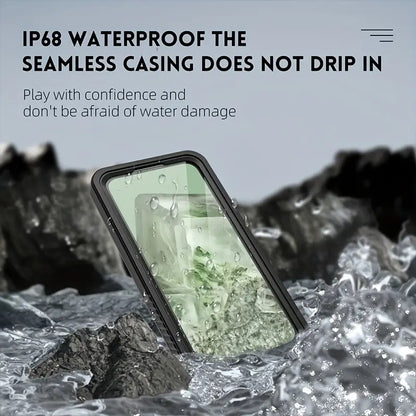 For Google Pixel 7 8 Pro 7A 8A - IP68 Waterproof Case 360° Full Body Case Shockproof Dustproof Drop-proof Built-in Screen Protector Phone Case