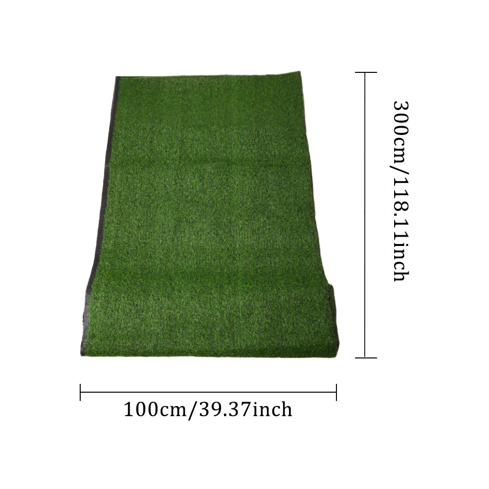 Faux Grass Synthetic Lawn 20mm Pile Height, High Density Fake Grass Turf for Dogs Pets, Indoor Outdoor Landscape, Plastic, 100*100cm/ 100*200cm/ 100*300cm/ 100*400cm