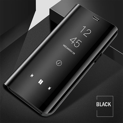 Phone Case - Mirror Flip Case for Samsung Galaxy A54 A34 A52 A53 5G A14 A13 A15 A35 A55 Note 20 S20 S21 FE S10 Plus S22 S23 S24 Ultra Cover