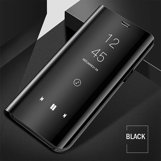 Phone Case - Mirror Flip Case for Samsung Galaxy A54 A34 A52 A53 5G A14 A13 A15 A35 A55 Note 20 S20 S21 FE S10 Plus S22 S23 S24 Ultra Cover