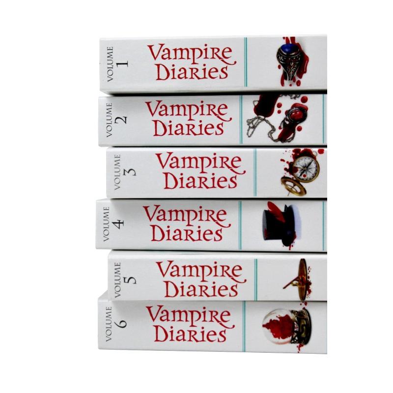 The Complete Collection The Vampire Diaries: Stefan's Diaries 1 to 6 Books Box Set By L.J. Smith (Origins, Bloodlust, The Craving, The Ripper, The Asylum & The Compelled)