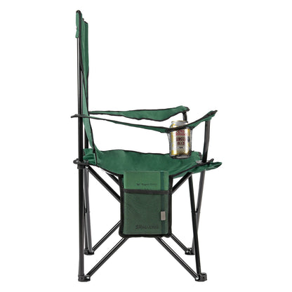 Taylor & Brown Set of 2 Lightweight Folding Camp Chair - Portable Chairs with Cup Holder, Side Pocket and Bag Perfect for Camping, Festivals, Garden, Fishing, Beach and BBQs, Camping Chair