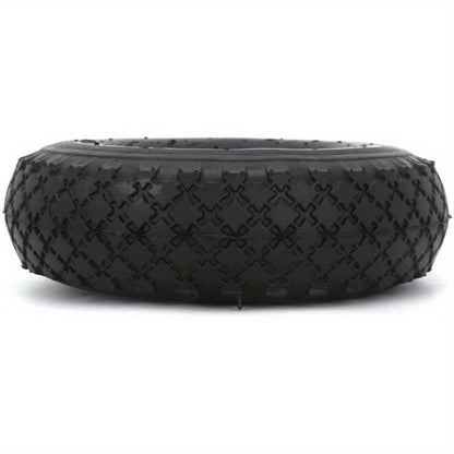 10 Inch Pneumatic Rubber Replacement Wheel 260x85mm 136kg Load for Sack Truck Hand Trolley and Cart