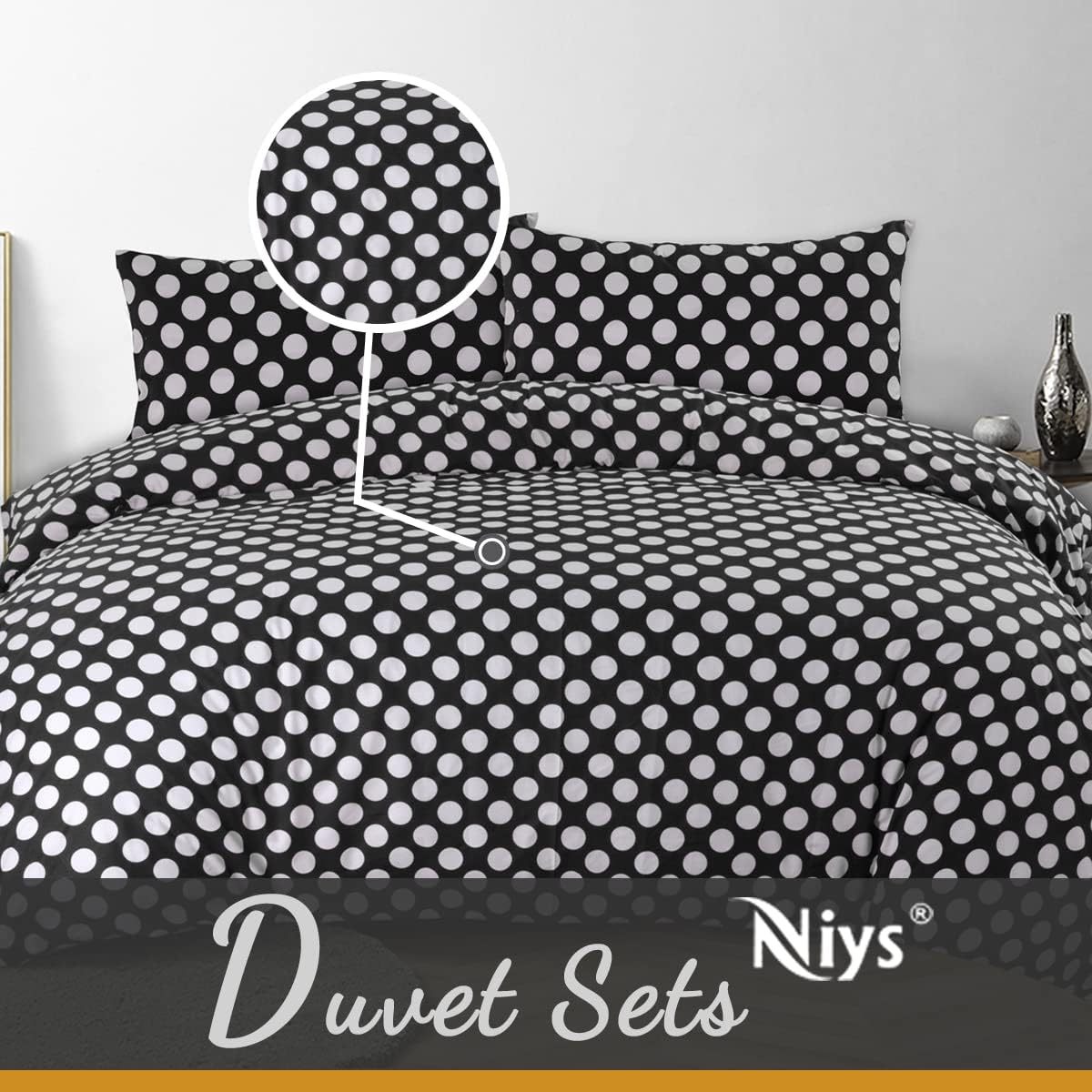 NIYS Bedding Duvet Cover Set in Single, Double and King Size with pillow cases