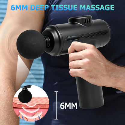 Mini Portable Muscle Relaxation Neck Massager, Fascia Gun, Mini Portable Muscle Relaxation Neck Massager with Lithium Battery, USB Charged, Neck Massager, Professional-Grade Fascial Gun for Whole Body Massage, USB Charged, Massage Device, Compact Design,