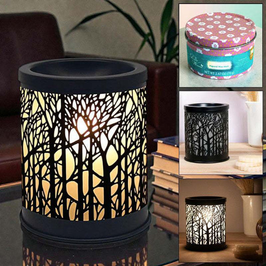 Electric Aroma Lamp Fragrance Diffuser Wax Tart Warmer and Oil Burner plus Scented Wax Melts