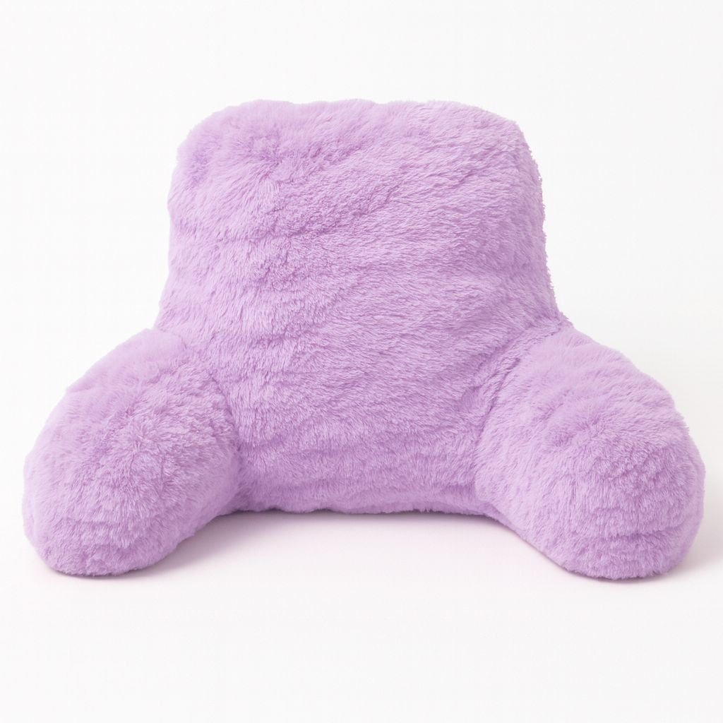 Teddy Fleece Reading Pillow with Arms – 65 x 40cm