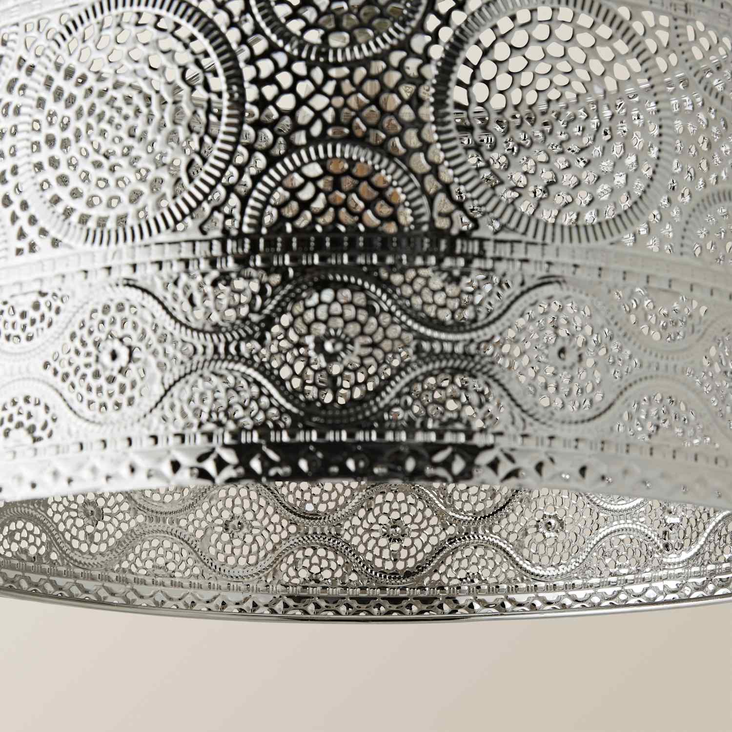 Moroccan-Style 30 cm Drum Ceiling Light Shade