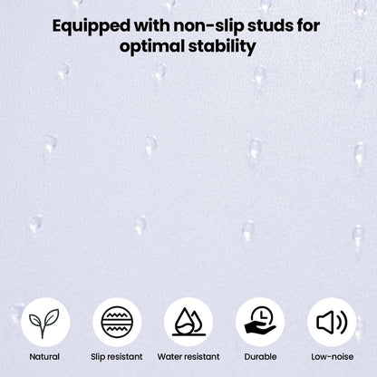 PVC Clear Chair Mat Non Slip Office Chair Desk Mat Floor Computer Carpet Protector Plastic Clear