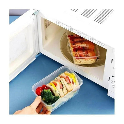 50 X 500ml Plastic Food Containers with Lids - Reusable Free Food Containers with Airtight Lids - Microwavable, Freezer and Dishwasher Safe