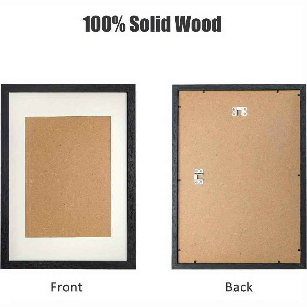 3 Pack A3 Photo Frame 29.7 x 42cm Black/White Picture Frame Wall & Tabletop Frames, Portrait or Landscape Display for Posters, Prints & Certificates